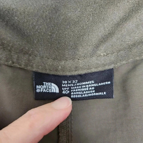 THE NORTH FACE Mens 38x32 Paramount Trail Convertible Pants Outdoor Hiking Green - Picture 6 of 8